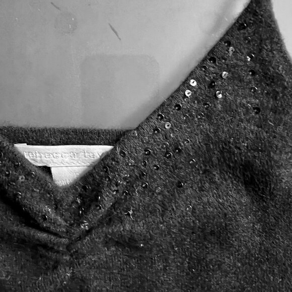 Vintage Rebecca Taylor sequined sweater set sz S - Picture 3 of 7